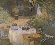 Claude Monet The lunch (san27) oil painting on canvas